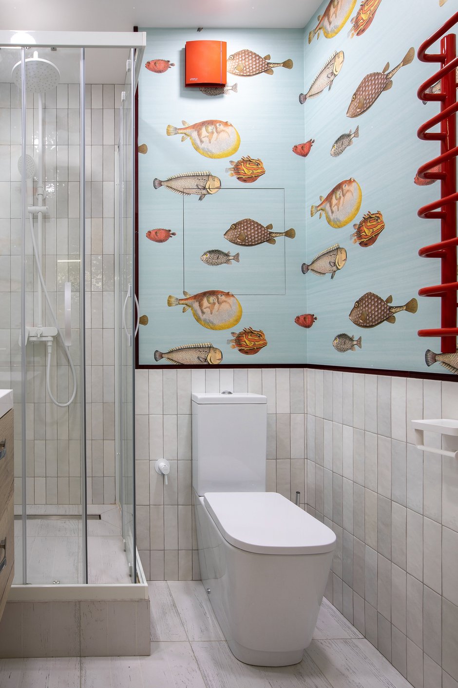 Фотография: Ванная в стиле Современный, Квартира, Проект недели, Москва, 3 комнаты, 60-90 метров, Анна Никитина – фото на INMYROOM