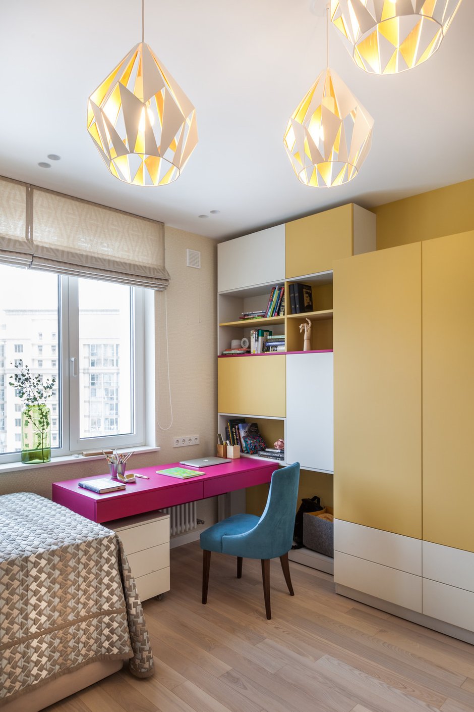 Фотография: Спальня в стиле Современный, Эклектика, Квартира, Проект дня, Москва, 3 комнаты, Более 90 метров, ILEDA BY, Сергей Пилипович – фото на INMYROOM