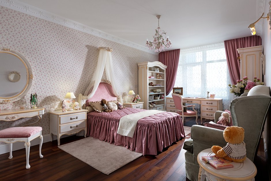 Фотография: Спальня в стиле Прованс и Кантри, Классический, Квартира, Дома и квартиры, Пентхаус – фото на INMYROOM