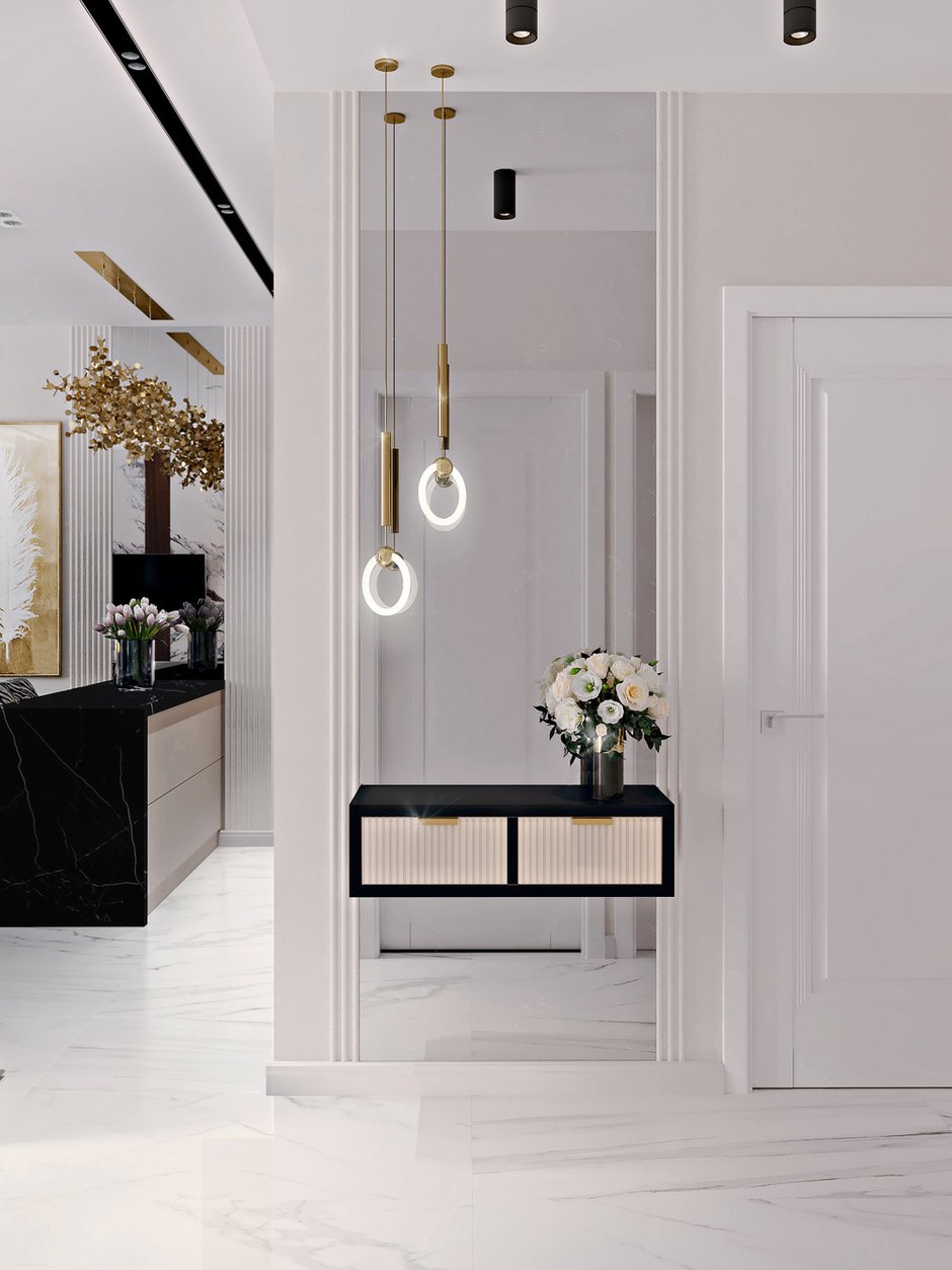 Фотография: Прихожая в стиле Современный, Классический, Квартира, Проект недели, Москва, 3 комнаты, 60-90 метров, Александра Гартке – фото на INMYROOM