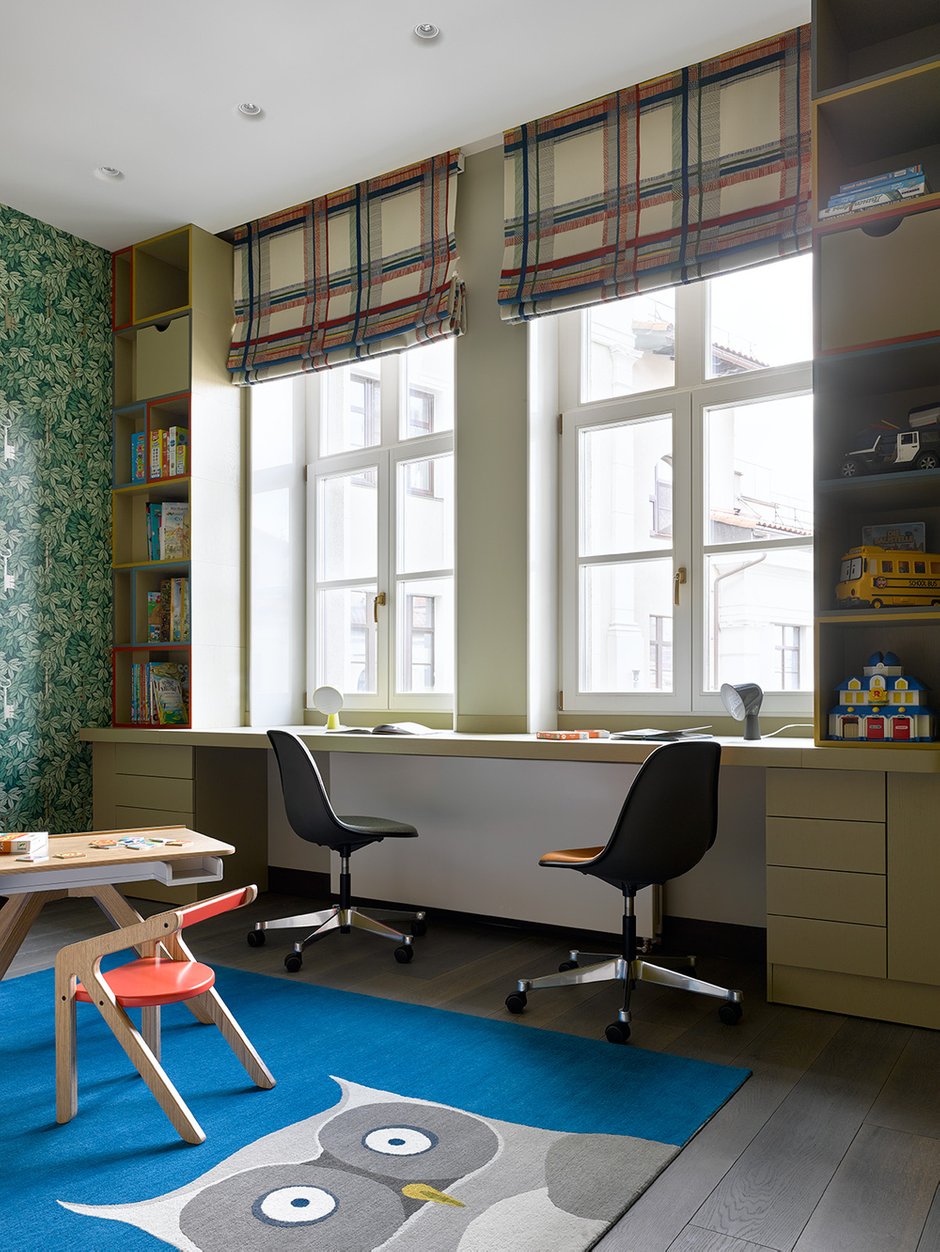 Фотография: Детская в стиле Современный, Квартира, Проект недели, Москва, Ариана Ахмад, 4 и больше, Более 90 метров, Монолитно-кирпичный, #эксклюзивныепроекты – фото на INMYROOM