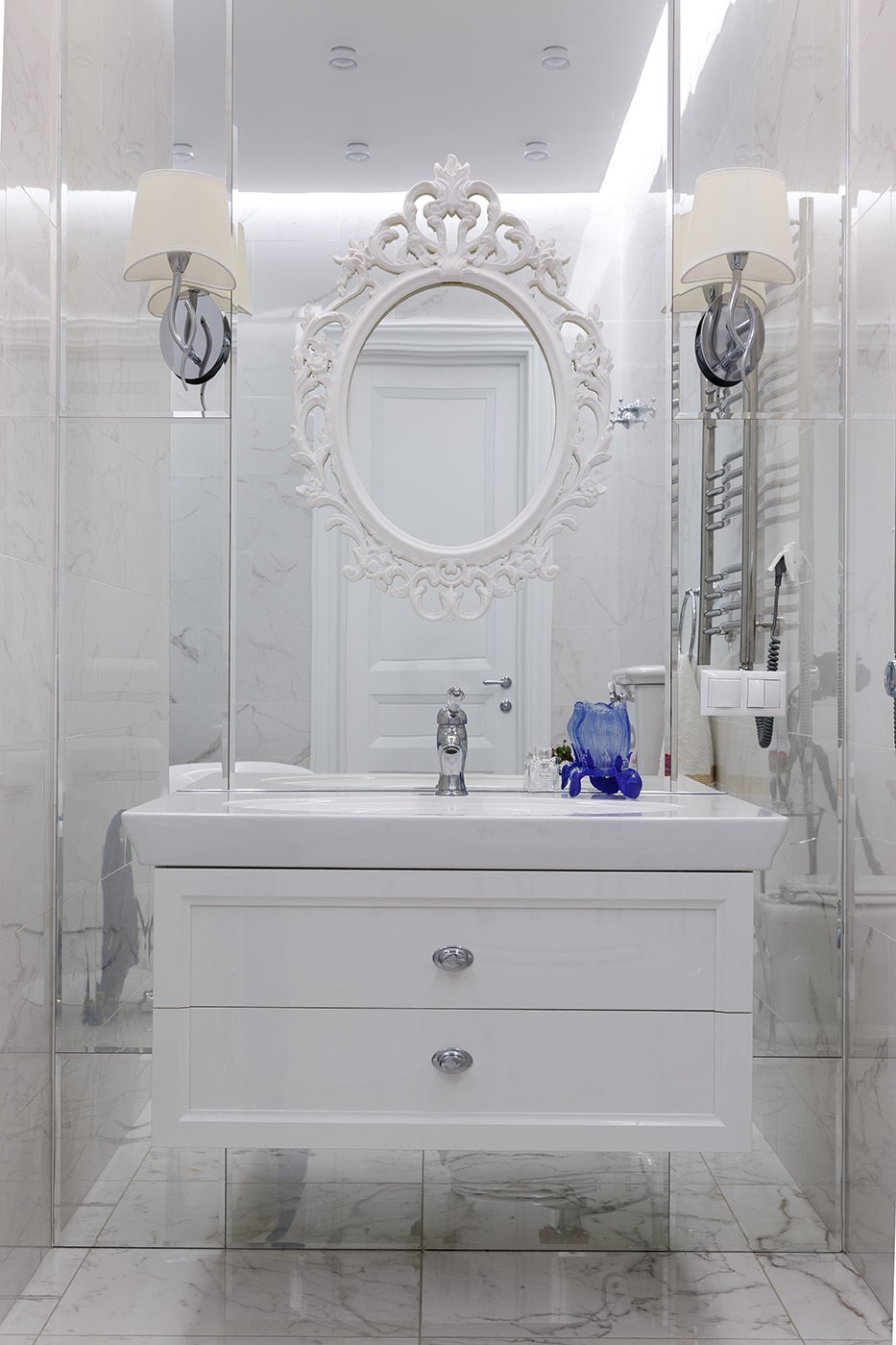 Фотография: Ванная в стиле Классический, Эклектика, Квартира, Проект дня, Санкт-Петербург, 2 комнаты, 60-90 метров, Инна Азорская – фото на INMYROOM