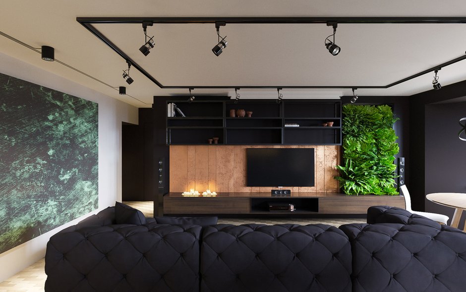 Фотография:  в стиле , Лофт, Эклектика, Квартира, Проект недели, Минск, Монолитный дом, 4 и больше, Более 90 метров, Дмитрий Гордийко, Stanza – фото на INMYROOM