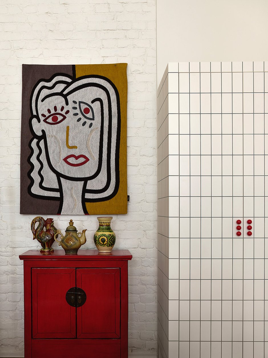 Фотография: Гостиная в стиле Скандинавский, Современный, Эклектика, Квартира, Проект дня, Санкт-Петербург, Кирпичный дом, 1 комната, Николай Банников, эклектика с элементами эко и современного стиля, Алена Дорофеева – фото на INMYROOM