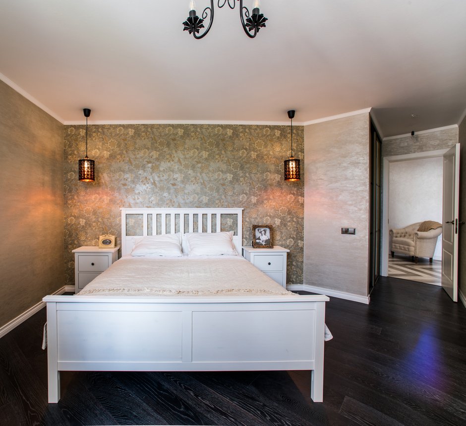 Фотография: Спальня в стиле Прованс и Кантри, Современный, Квартира, Проект недели, Юлия Чернова, Смоленск, новостройка, Монолитный дом, 4 и больше, Более 90 метров – фото на INMYROOM