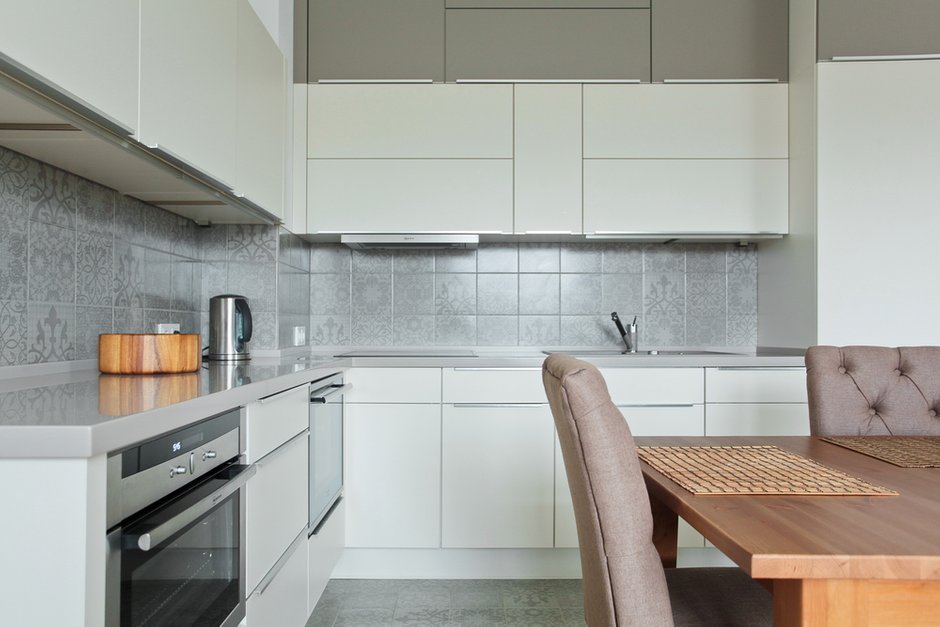 Фотография:  в стиле , Классический, Скандинавский, Квартира, Проект недели, Бежевый, Серый, ИКЕА, Екатерина Корчинова, Сталинка – фото на INMYROOM