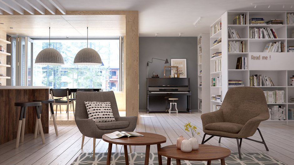 Фотография: Гостиная в стиле Скандинавский, Квартира, Дома и квартиры, IKEA, Проект недели – фото на INMYROOM
