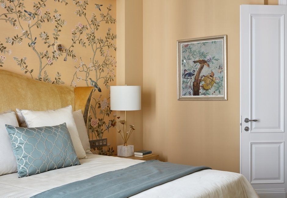 Фотография: Спальня в стиле Классический, Современный, Квартира, Проект дня, Москва, 4 и больше, Более 90 метров, Алиса Шабельникова, Эксклюзивные проекты – фото на INMYROOM