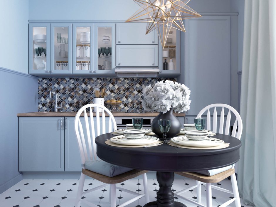 Фотография: Кухня и столовая в стиле Эклектика, Квартира, Проект недели, Москва – фото на INMYROOM