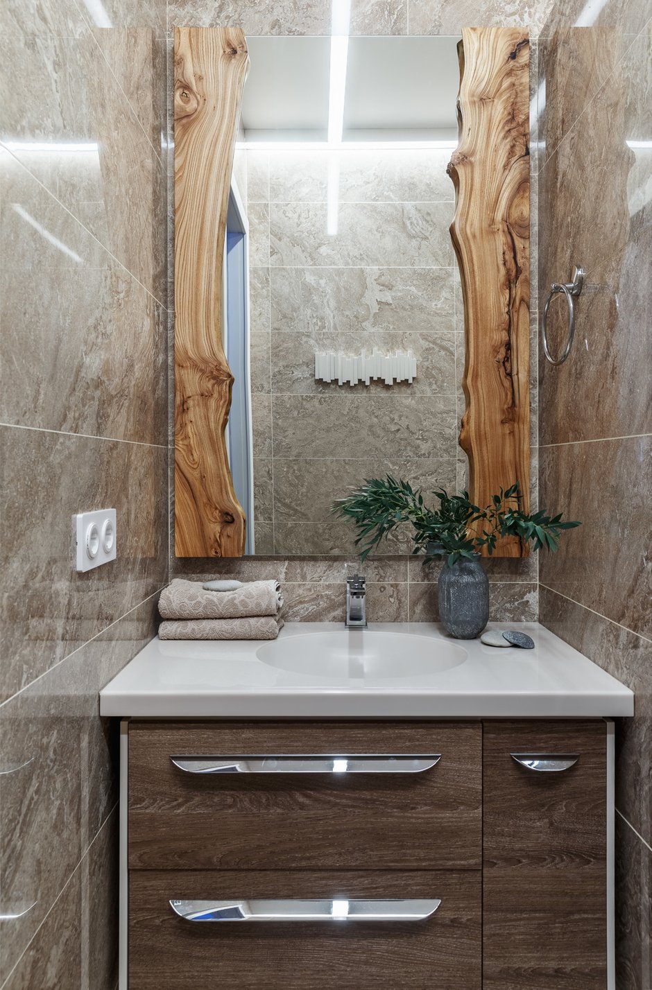 Фотография: Ванная в стиле Современный, Квартира, Проект недели, Москва, 4 и больше, Более 90 метров, Ирина Фахрутдинова – фото на INMYROOM