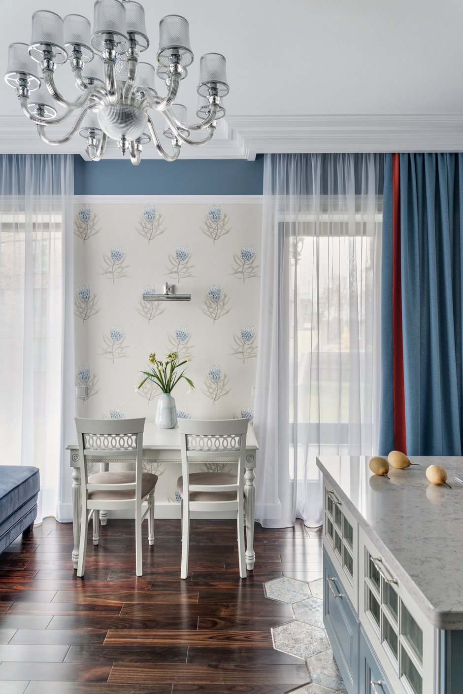 Фотография: Кухня и столовая в стиле Классический, Прованс и Кантри, Квартира, Проект недели, Марина Саркисян, Красногорск, Московская область, Монолитный дом, 3 комнаты, 60-90 метров, ЖК «Парк Рублево» – фото на INMYROOM