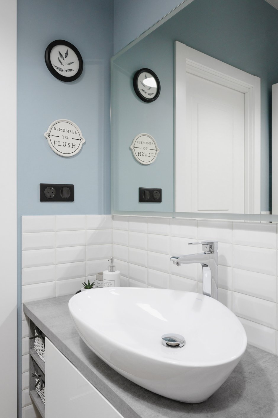 Фотография: Ванная в стиле Скандинавский, Современный, Квартира, Проект недели, Москва, 2 комнаты, 40-60 метров – фото на INMYROOM