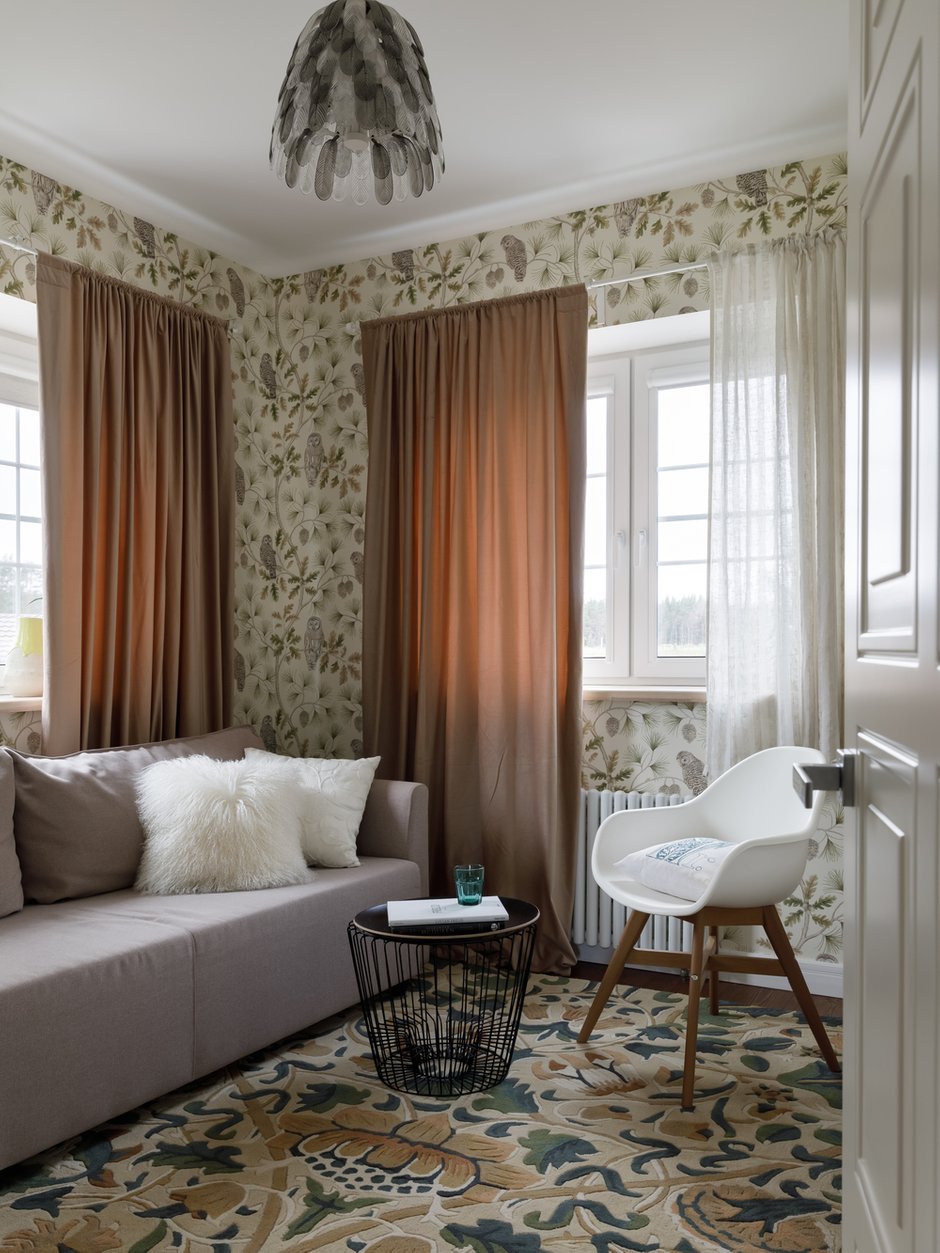 Фотография: Кабинет в стиле Прованс и Кантри, Современный, Дом, Проект недели, Дача, Дом и дача, Ленинградская область, 4 и больше, Более 90 метров, Елена Горячева, Студия «Мистер Дизайн» – фото на INMYROOM