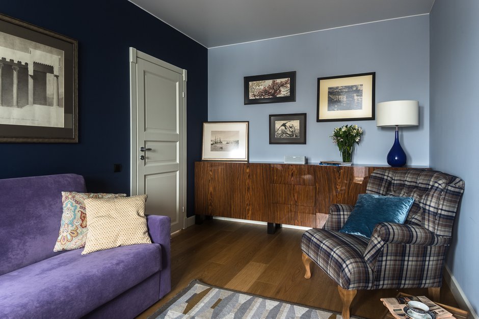 Фотография:  в стиле , Квартира, Проект недели, Москва, Кирпичный дом, 2 комнаты, 60-90 метров – фото на INMYROOM