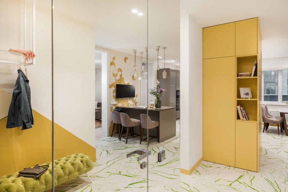 Фотография: Прихожая в стиле Современный, Советы, Каширский двор, Premio, дорогой ремонт, эксклюзивные материалы – фото на INMYROOM