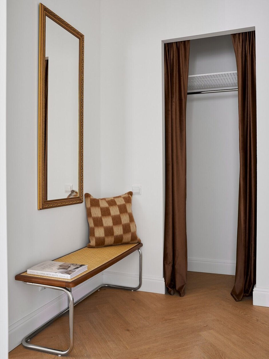 Фотография:  в стиле , Квартира, Проект дня, Санкт-Петербург, Сталинка, 2 комнаты, 40-60 метров, Анастасия Рушанская, Александра Рушанская – фото на INMYROOM