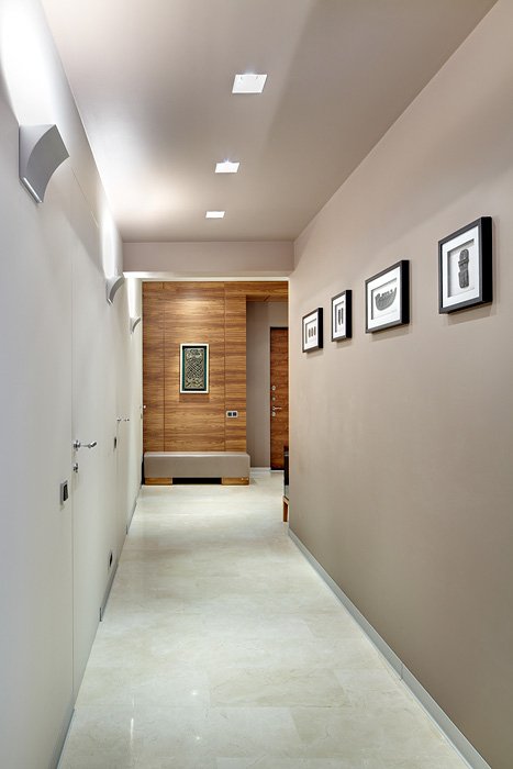 Фотография: Прихожая в стиле Современный, Квартира, Минимализм, Проект недели, Москва, новостройка, Антон Крылов, Монолитный дом, 3 комнаты, Более 90 метров – фото на INMYROOM