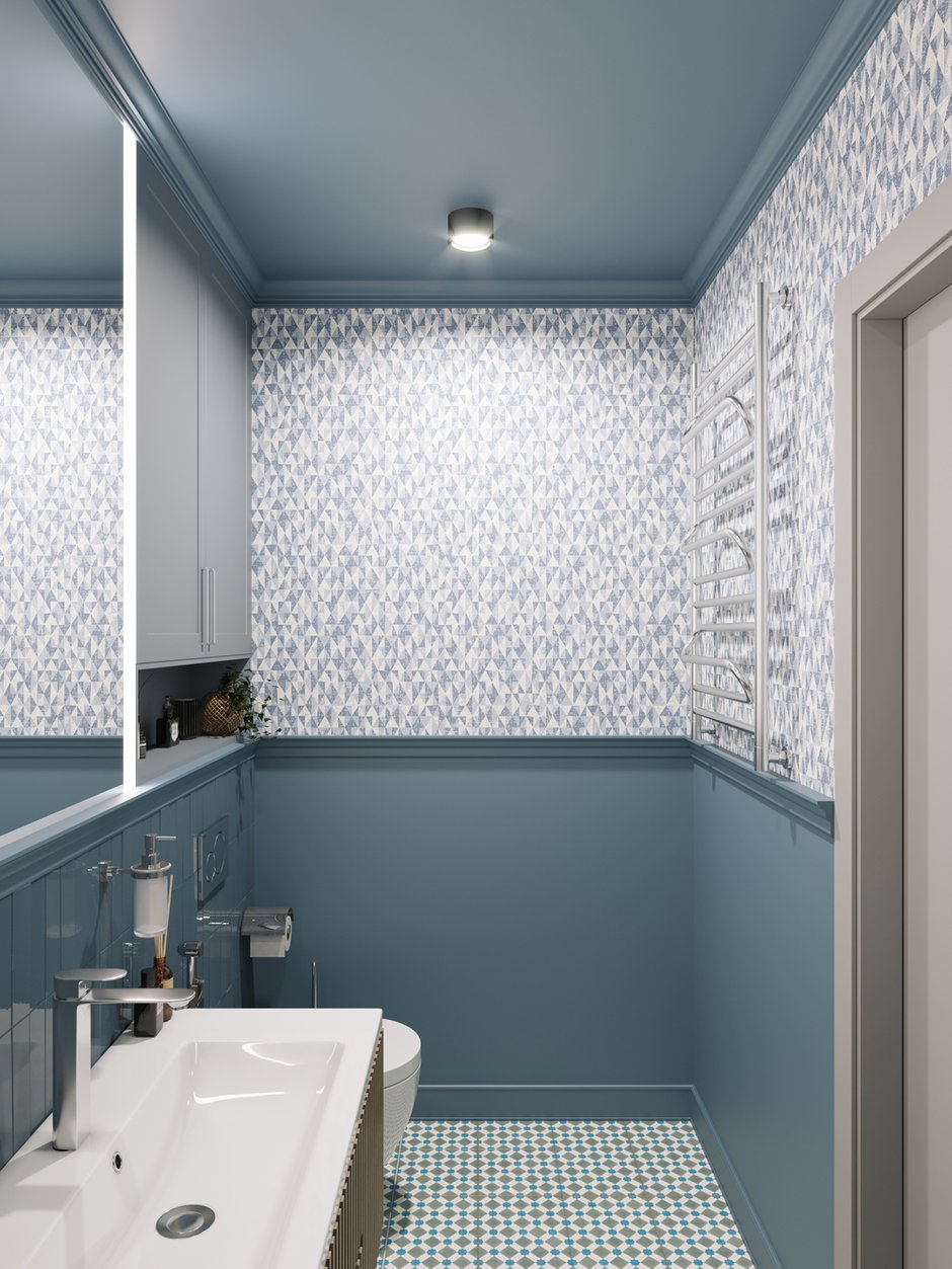 Фотография: Ванная в стиле Современный, Квартира, Проект недели, Москва, 3 комнаты, 60-90 метров, Little Space, Евгения Шама – фото на INMYROOM