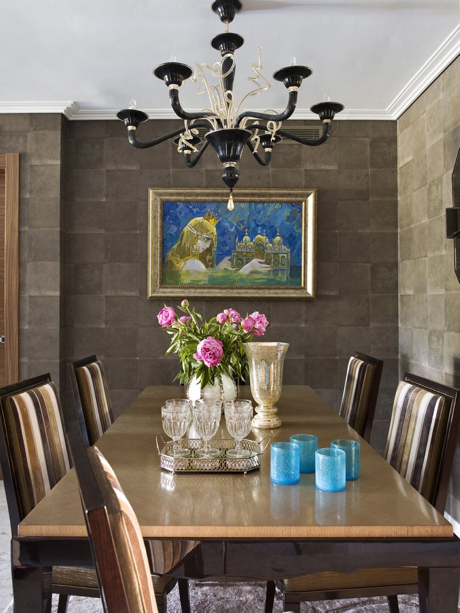 Фотография: Кухня и столовая в стиле Современный, Классический, Квартира, Испания, Проект недели, Монолитный дом, 4 и больше, Более 90 метров, Татьяна Горшкова, #эксклюзивныепроекты – фото на INMYROOM