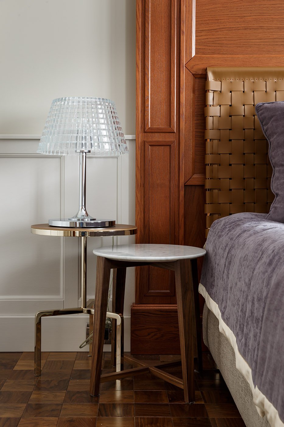 Фотография: Спальня в стиле Современный, Классический, Квартира, Проект недели, Санкт-Петербург, Монолитный дом, 3 комнаты, Более 90 метров, Сергей Клочков, ЖК Парадный квартал – фото на INMYROOM