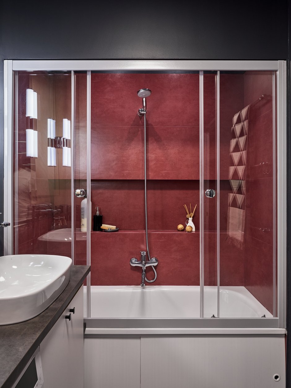 Фотография: Ванная в стиле Современный, Лофт, Квартира, Проект недели, 2 комнаты, до 40 метров, Иркутск – фото на INMYROOM