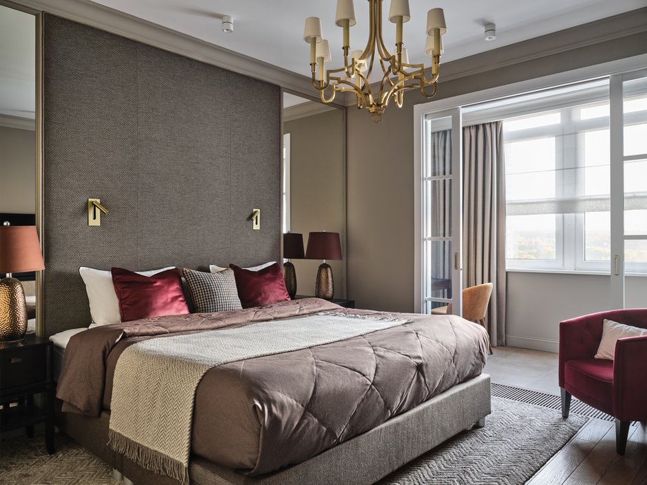 Фотография: Спальня в стиле Современный, Квартира, Проект недели, Москва, 4 и больше, Более 90 метров, Карина Сейфуль-Мулюкова – фото на INMYROOM
