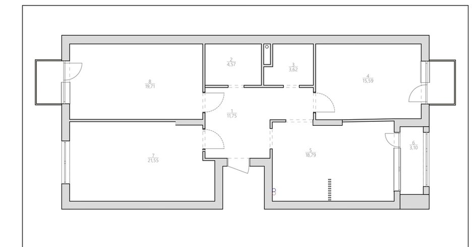 Обмерный план