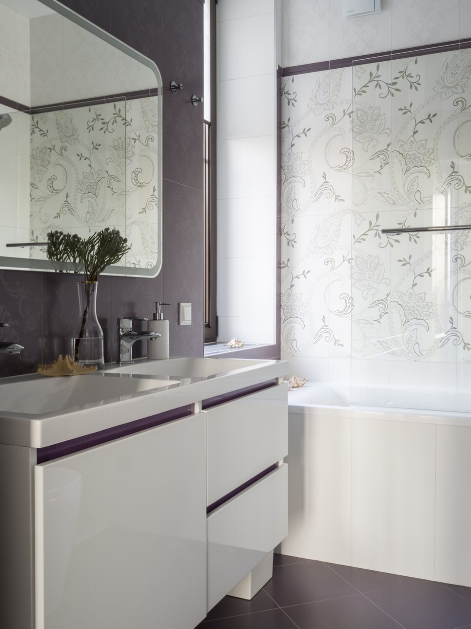 Фотография: Ванная в стиле Классический, Современный, Квартира, Проект недели, Нижний Новгород, 2 комнаты, 60-90 метров, Bilbao Design – фото на INMYROOM