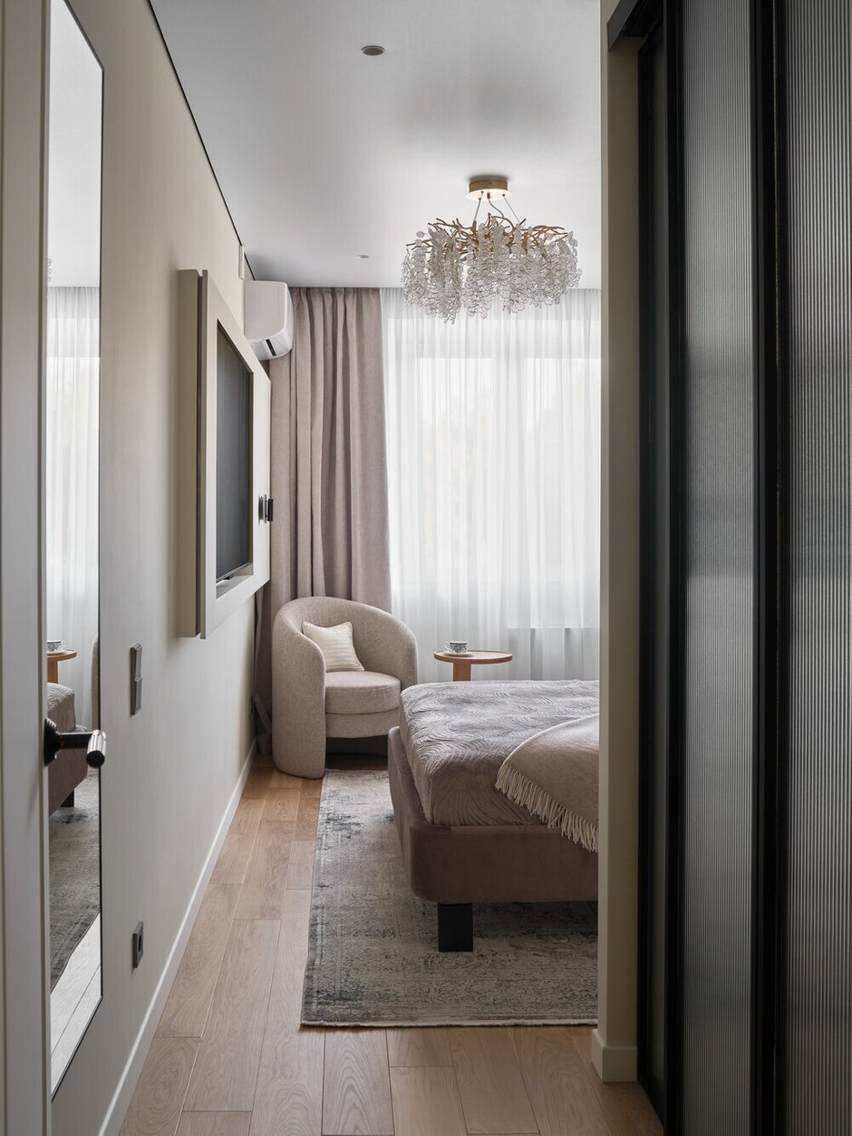 Фото: Стильная, Модерн, Квартира, Проект дня, Панельный дом, 2 комнаты, 60-90 метров, Челябинская область, Влада Николаева – фото на INMYROOM