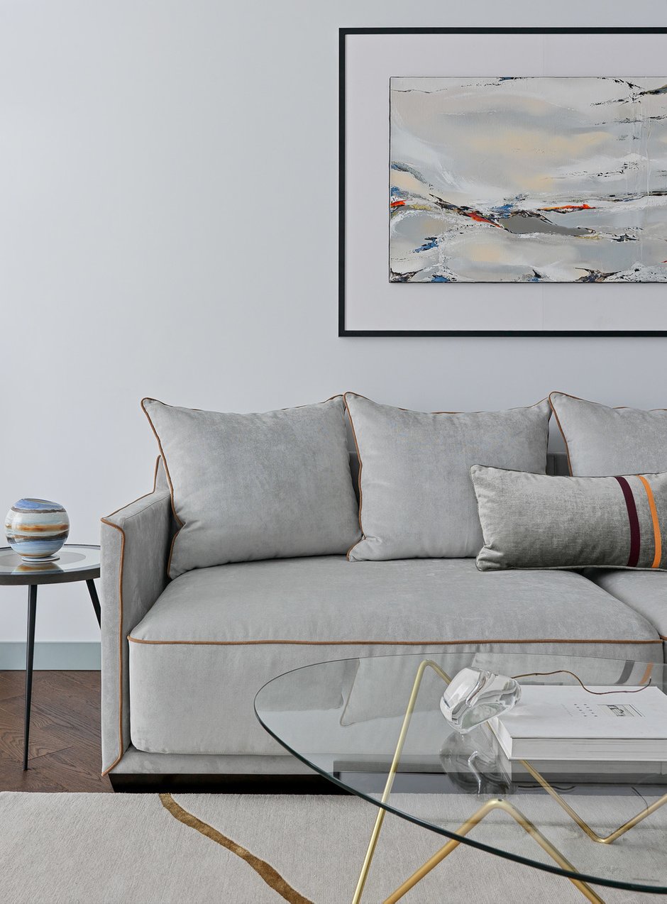 Фотография: Гостиная в стиле Современный, Квартира, Проект недели, Москва, 3 комнаты, 60-90 метров, Makava Interiors – фото на INMYROOM