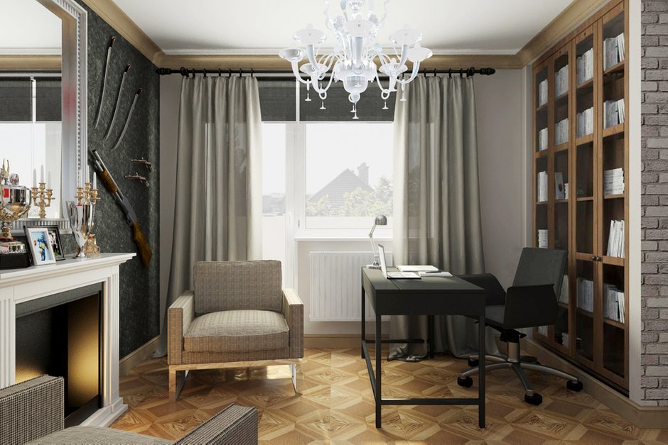 Фотография: Офис в стиле Лофт, Эклектика, Квартира, Дома и квартиры, IKEA, Проект недели – фото на INMYROOM