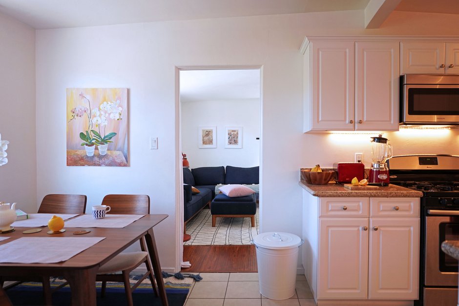 Фотография:  в стиле , Современный, Эклектика, Квартира, Проект недели, Лос-Анджелес, 3 комнаты, 60-90 метров, Даша Максимова – фото на INMYROOM