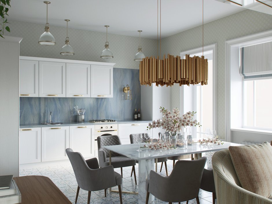 Фотография: Кухня и столовая в стиле Современный, Дом, Проект недели, Санкт-Петербург, 60-90 метров, Маргарита Рассказова – фото на INMYROOM