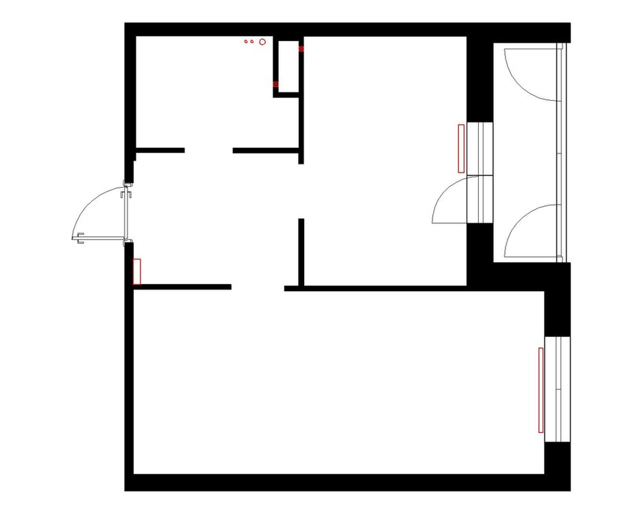 Фотография: Планировки в стиле , Квартира, Проект недели, Санкт-Петербург, Виктория Малышева, VMGroup, 2 комнаты, 40-60 метров, Монолитно-кирпичный, ЖК Самоцветы – фото на INMYROOM