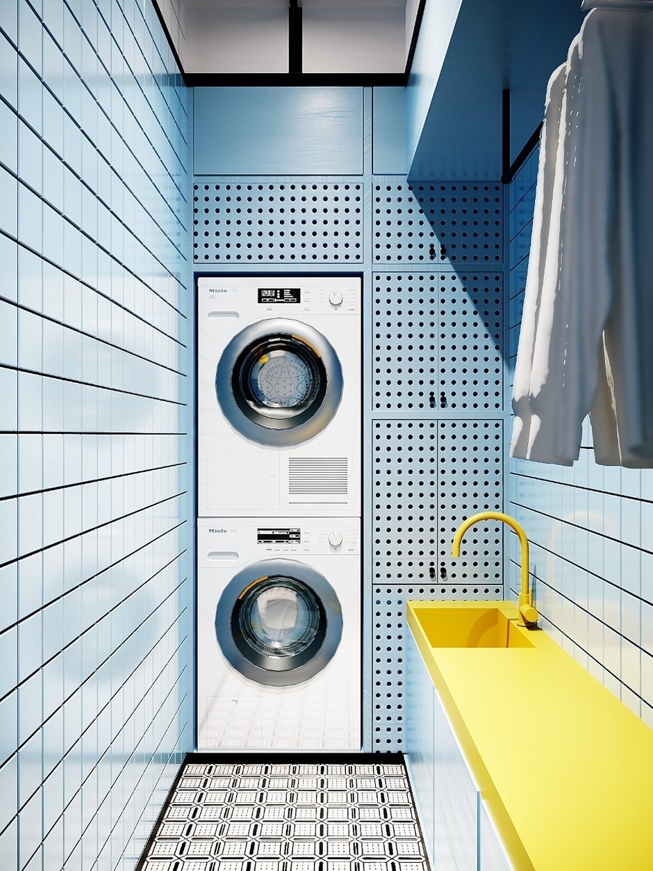 Фотография: Ванная в стиле Современный, Эклектика, Квартира, Проект недели, Estima, Монолитный дом, Дарья Василькова, 3 комнаты, 60-90 метров, Art Group – фото на INMYROOM