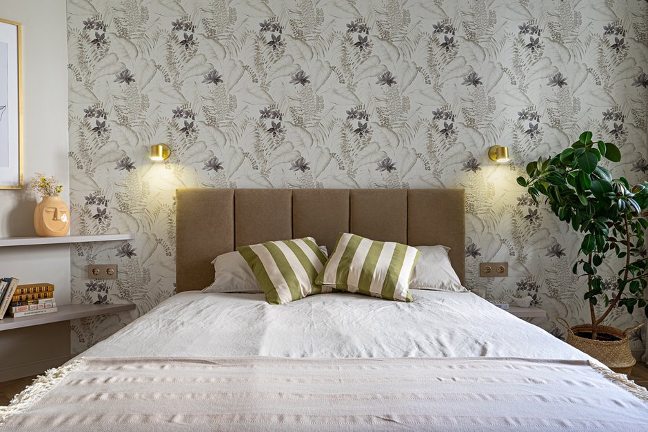 Фотография: Спальня в стиле Современный, Квартира, Проект дня, Казань, 3 комнаты, 60-90 метров, Марьям Разуваева – фото на INMYROOM