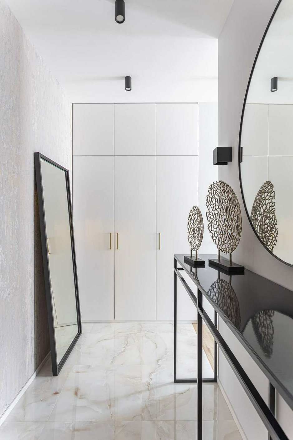 Фотография: Прихожая в стиле Современный, Квартира, Проект недели, Красногорск, Монолитный дом, 2 комнаты, 40-60 метров, Анна Доброковская, Мастерская Доброковских – фото на INMYROOM