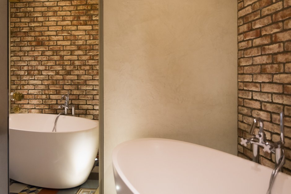 Фотография: Ванная в стиле , Лофт, Квартира, Проект недели, Панорамные окна, Пермь, новостройка, Вероника Лебедева, Елена Денисюк, laboratory22, бетон в интерьере, Монолитный дом, 3 комнаты, Более 90 метров – фото на INMYROOM