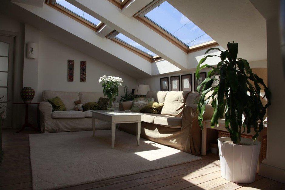 Фотография: Гостиная в стиле Современный, Декор интерьера, Квартира, Дома и квартиры, Чердак, Мансарда – фото на INMYROOM