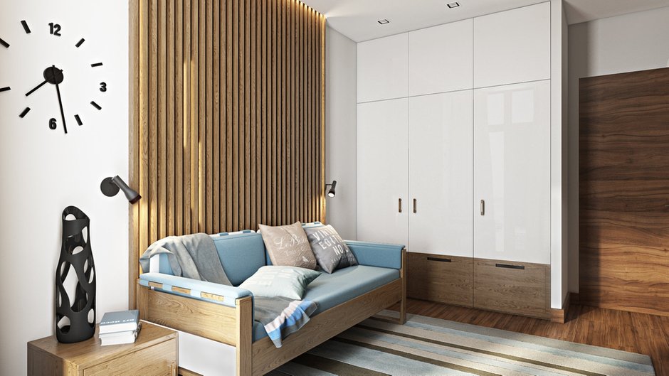 Фотография: Детская в стиле Современный, Скандинавский, Квартира, Miele, Проект недели, Санкт-Петербург, Монолитный дом, 4 и больше, Более 90 метров, Fisheye Studio – фото на INMYROOM