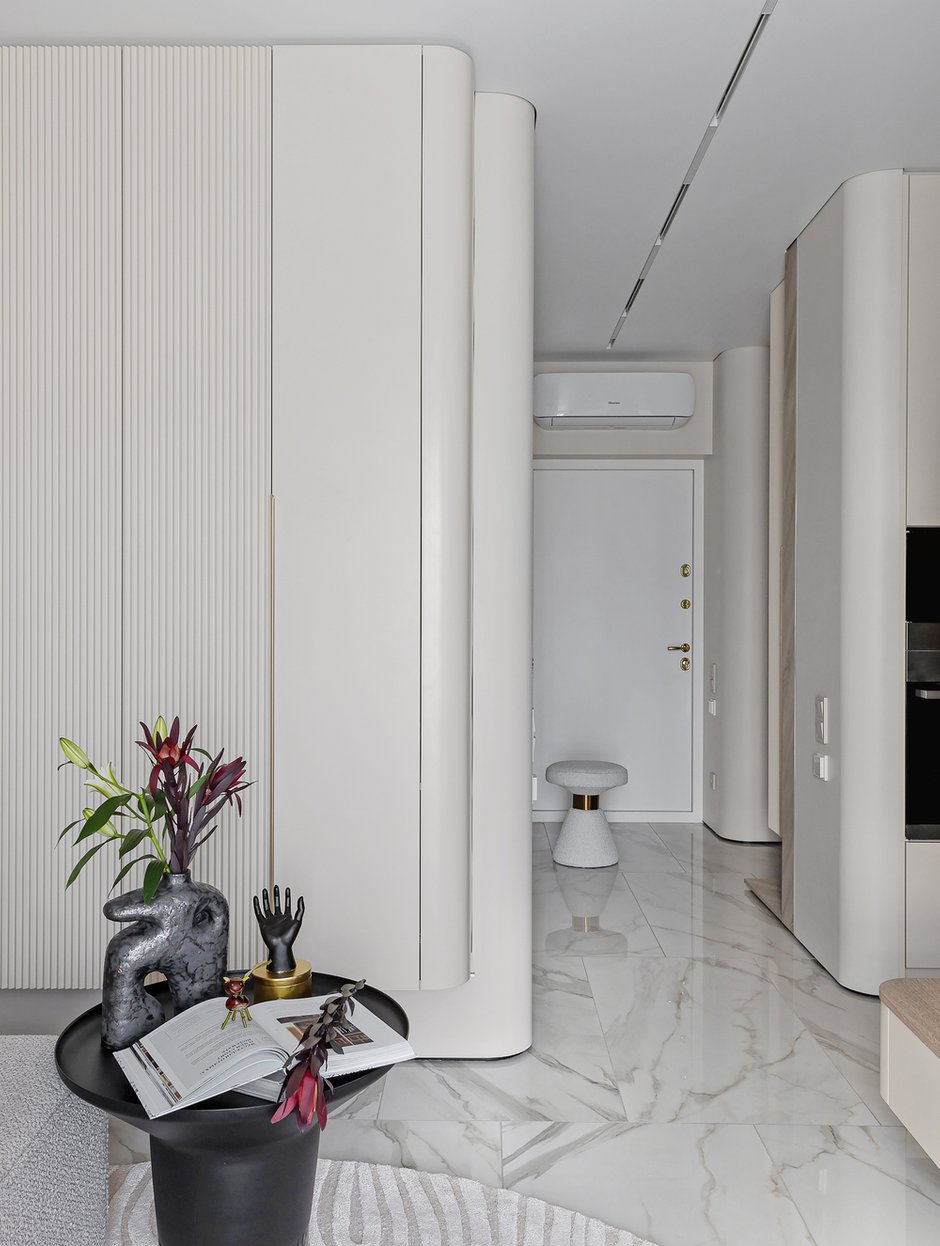 Фотография:  в стиле , Квартира, Проект дня, Беларусь, Минск, 2 комнаты, 40-60 метров, современный/минимализм, Сергей Баламатюк, Оксана Баламатюк – фото на INMYROOM