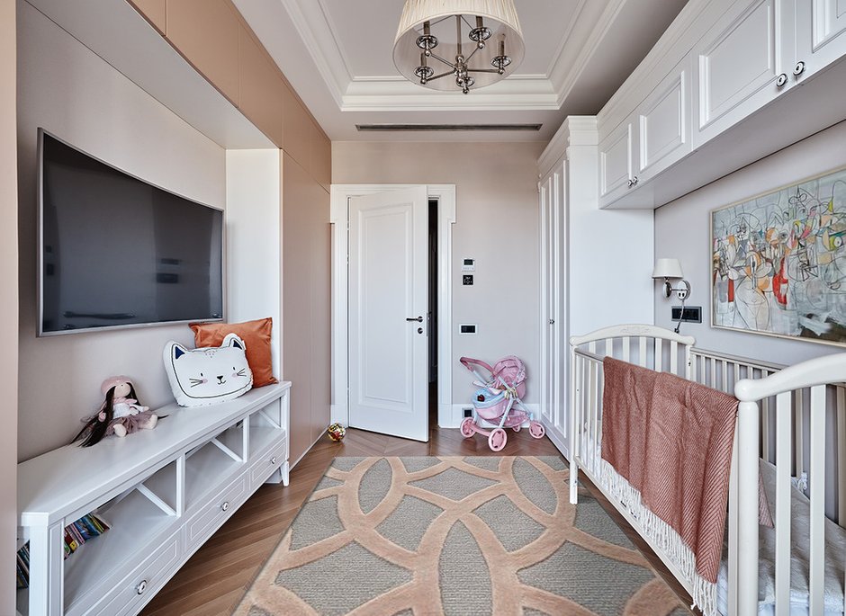 Фотография: Детская в стиле Современный, Эклектика, Квартира, Проект недели, Москва, 4 и больше, Более 90 метров, Александра Останкова – фото на INMYROOM