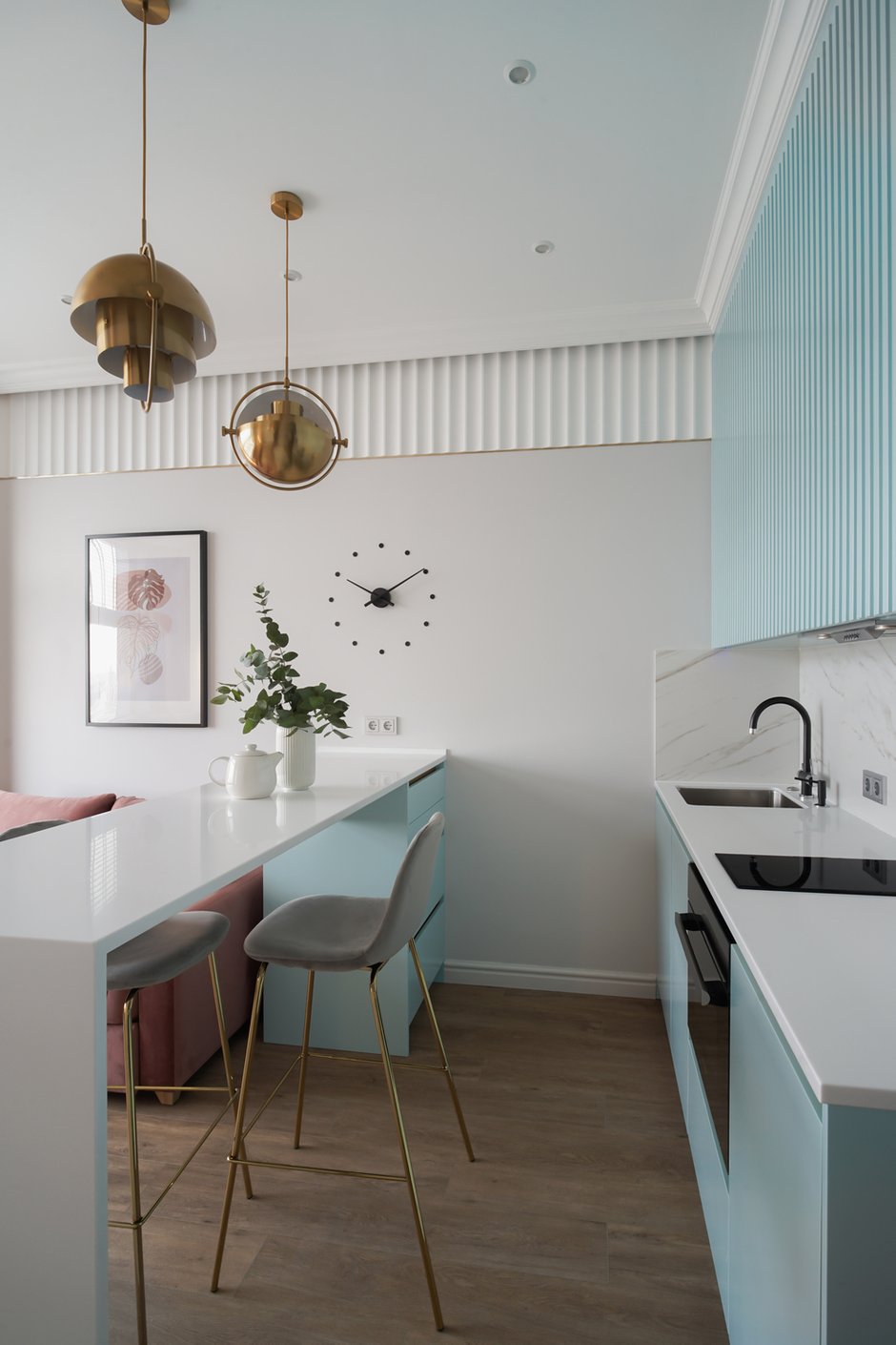 Фотография: Кухня и столовая в стиле Современный, Квартира, Студия, Проект недели, Москва, до 40 метров – фото на INMYROOM