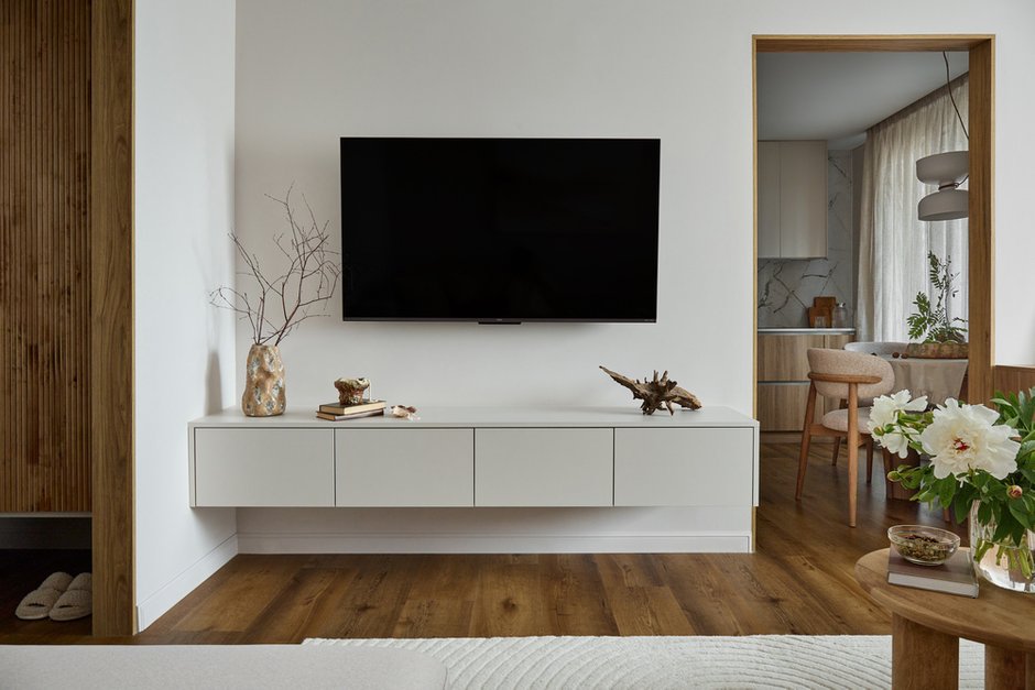 Фотография: Гостиная в стиле Современный, Джапанди, Малогабаритная квартира, Квартира, Проект дня, Беларусь, Панельный дом, 1 комната, 40-60 метров, Жодино, Мария Назарова – фото на INMYROOM