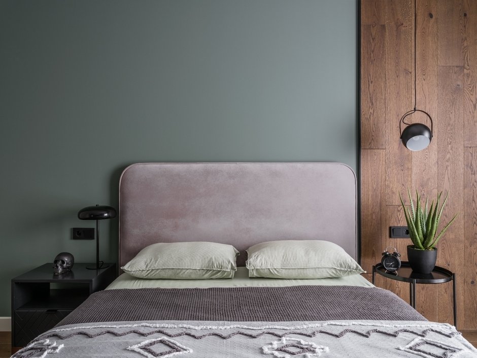 Фотография: Спальня в стиле Современный, Скандинавский, Квартира, Проект недели, Москва, 4 и больше, 60-90 метров, Клавдия Лученко – фото на INMYROOM