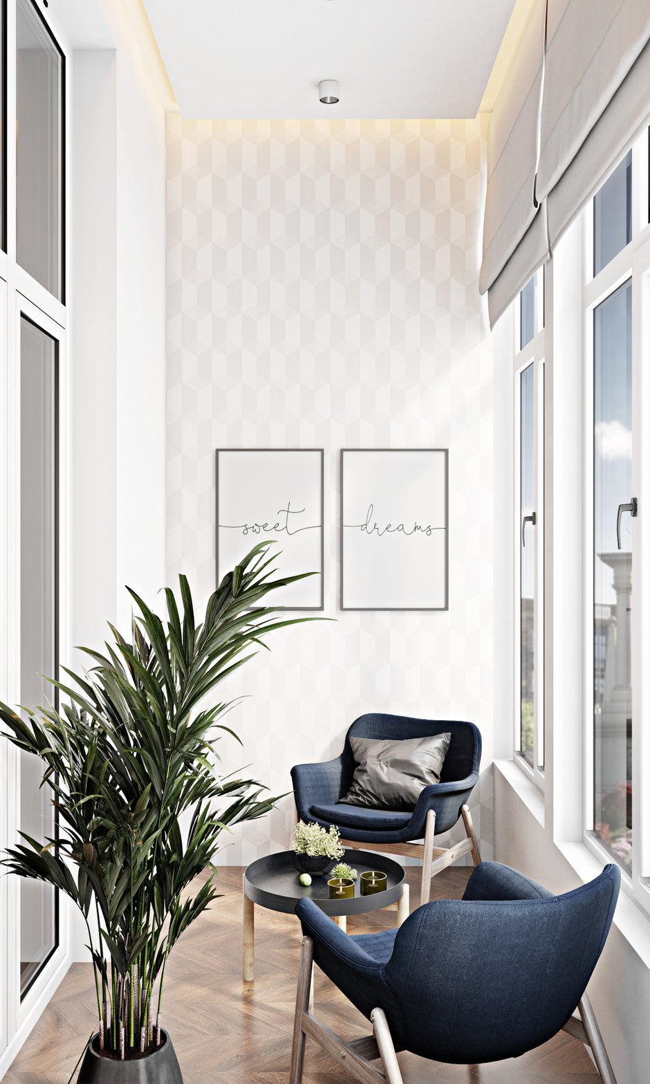 Фотография: Балкон в стиле Современный, Квартира, Студия, Проект недели, Москва, до 40 метров, 40-60 метров, Александра Гартке – фото на INMYROOM