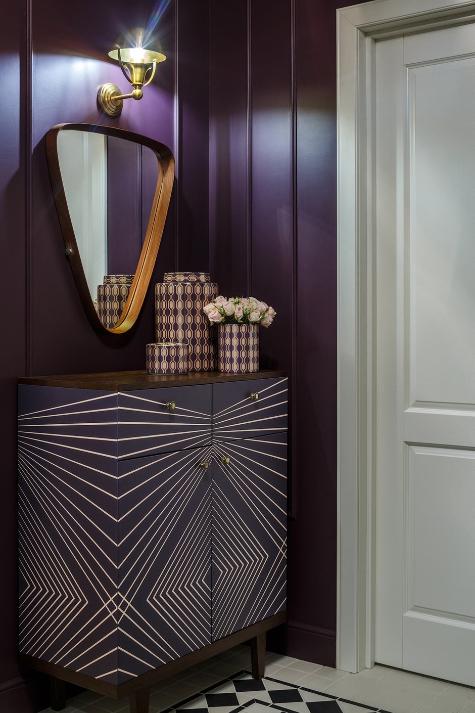 Фотография: Прихожая в стиле Современный, Эклектика, Квартира, Проект недели, Москва, Надя Зотова, 4 и больше, Более 90 метров, студия Enjoy Home, Никита Теплицкий – фото на INMYROOM