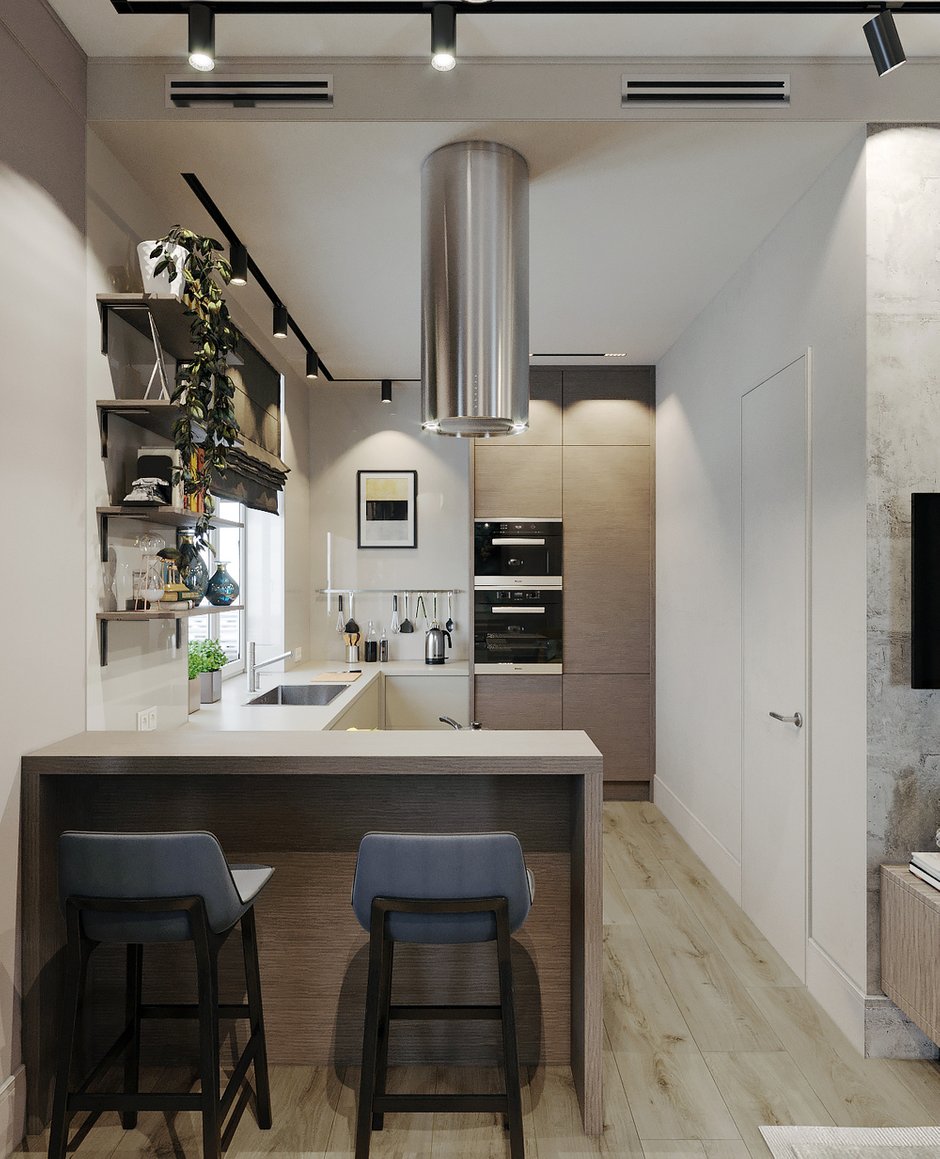 Фотография: Кухня и столовая в стиле Современный, Проект недели, ПРЕМИЯ INMYROOM – фото на INMYROOM