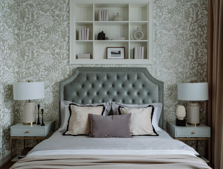 Фотография: Спальня в стиле Классический, Современный, Квартира, Проект недели, Москва, 3 комнаты, 60-90 метров, Андрей Некрасов – фото на INMYROOM