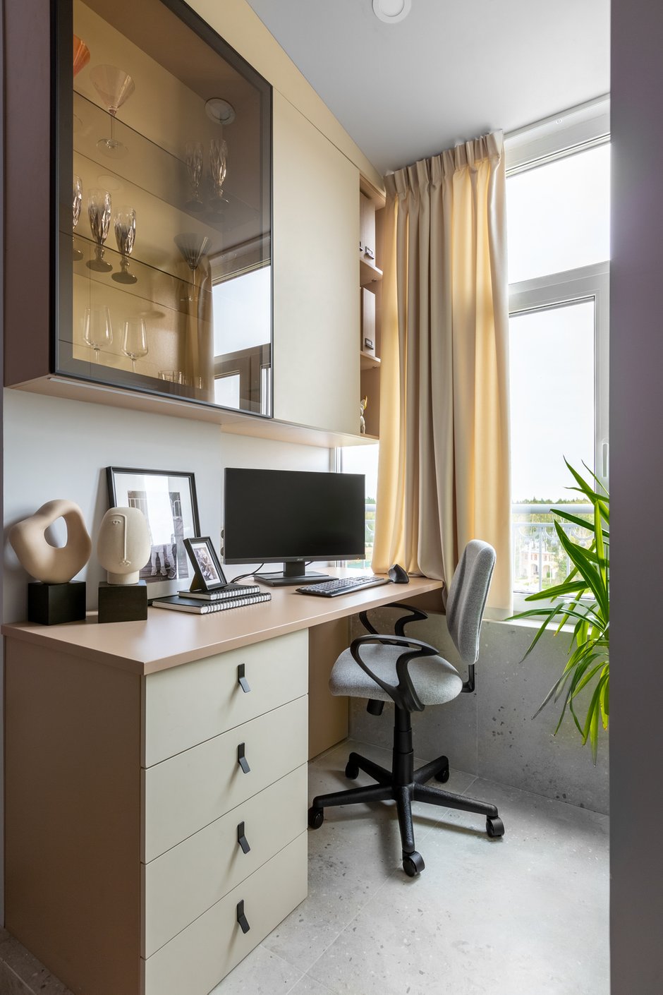 Фотография: Кабинет в стиле Современный, Квартира, Проект недели, Красногорск, 3 комнаты, 40-60 метров, Анастасия Бондарева – фото на INMYROOM